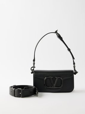 Valentino Black Nylon Rockstud Sling Backpack Valentino