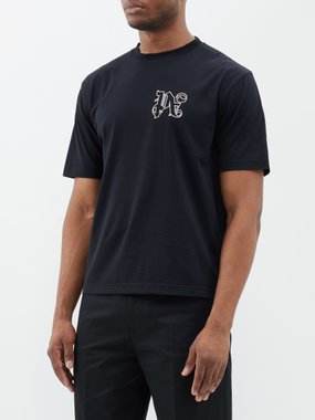Palm Angels PA Monogram cotton-jersey T-shirt
