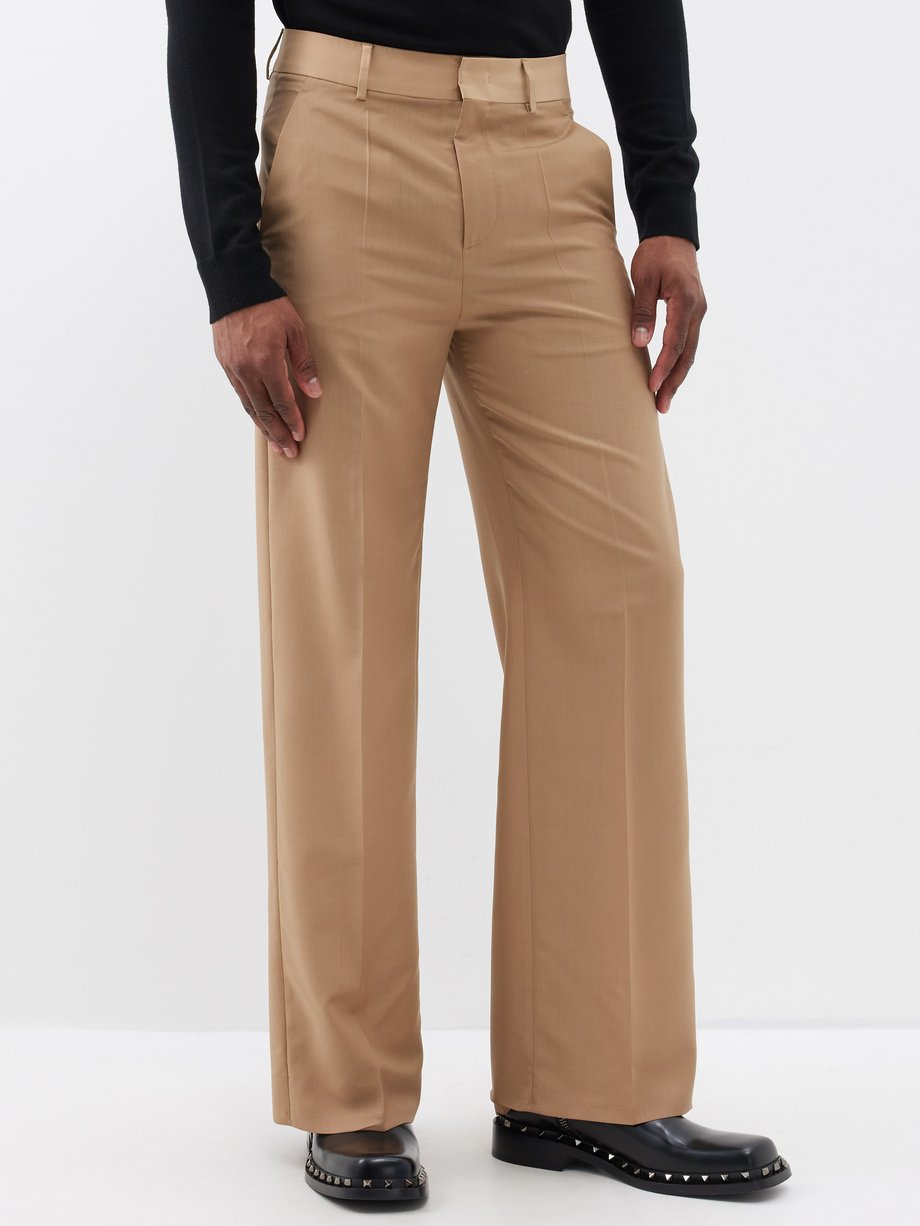 VALENTINO Trousers regular fit in beige