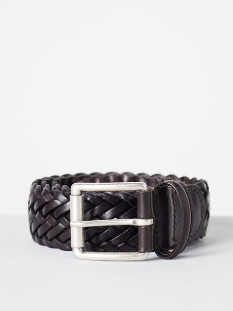Black Bizebelt crocodile-effect leather belt | Christian Louboutin