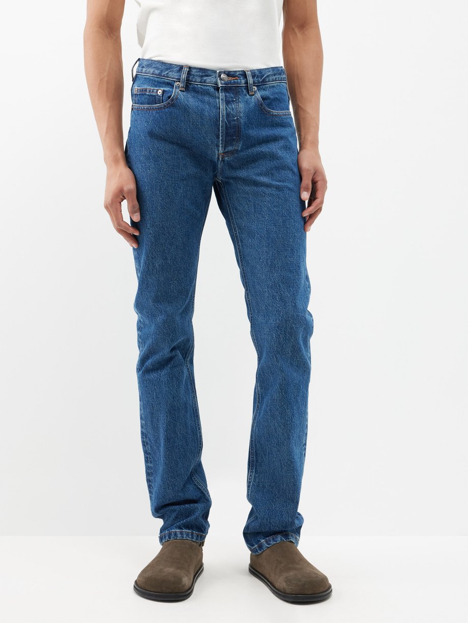 Blue New Standard slim-leg jeans | A.P.C. | MATCHES UK
