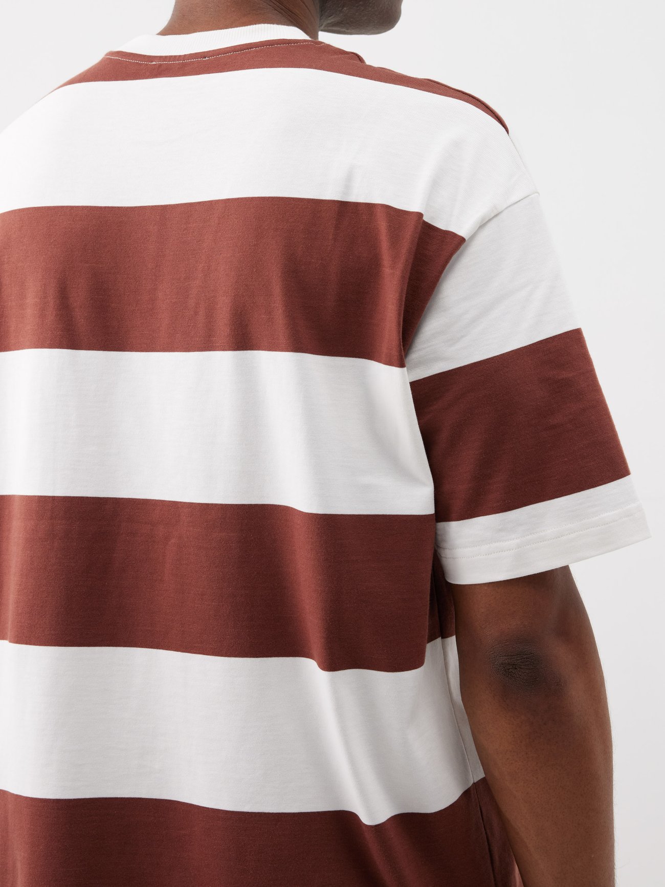 Anthony striped cotton-jersey T-shirt