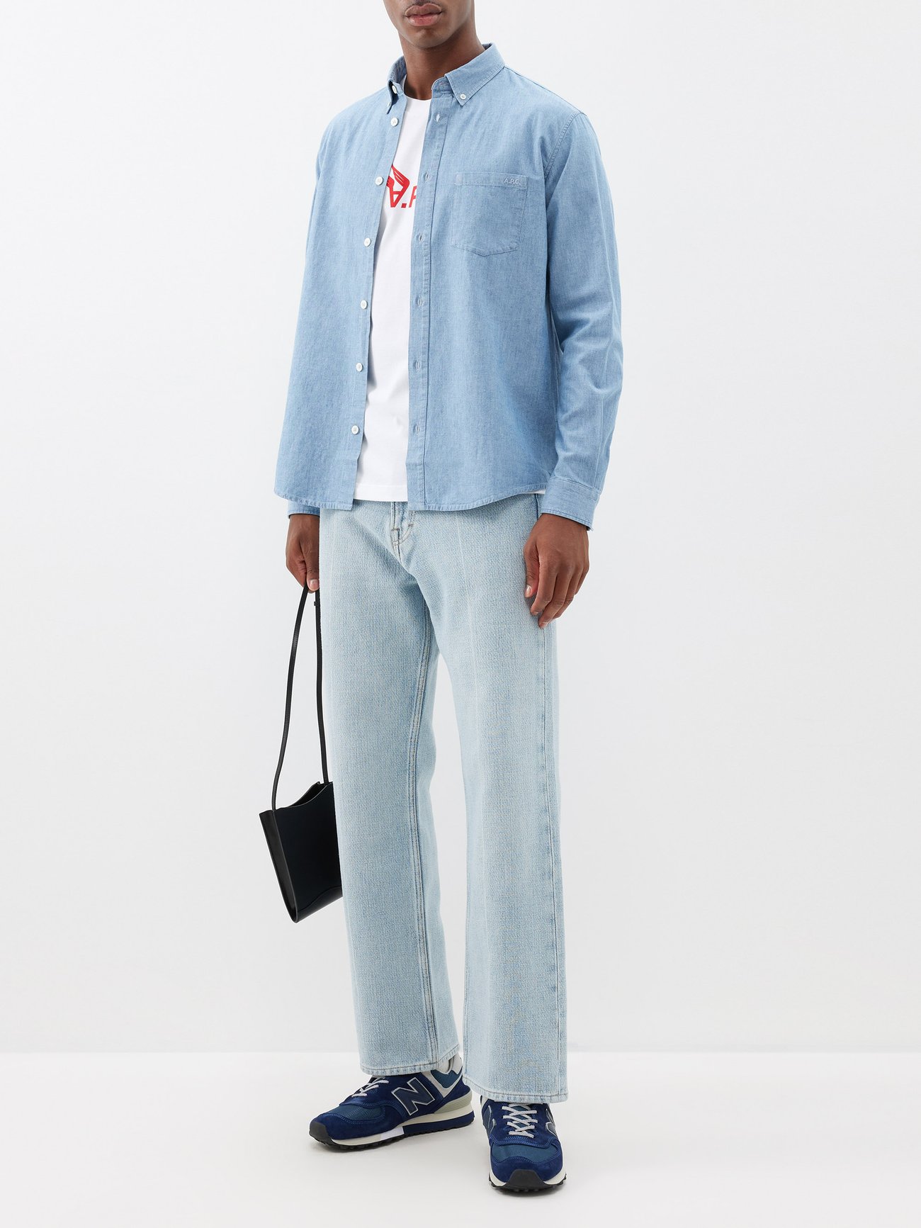 A.P.C. Blue Antoinette Shirt A.P.C.