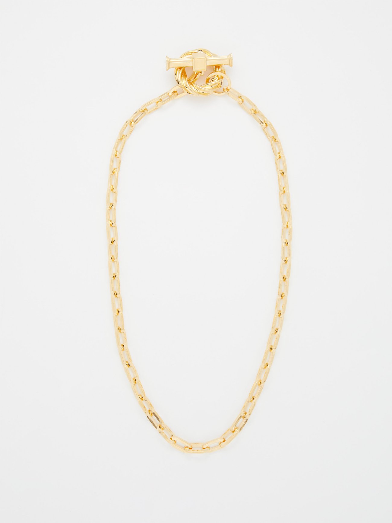 Chains Gold Plated Chain Bracelet in Gold - Bottega Veneta