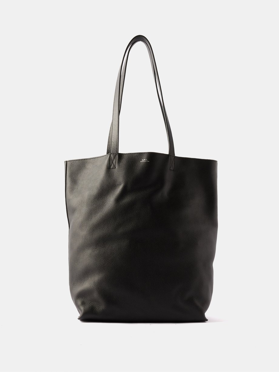 Black Maiko grained-leather tote bag | A.P.C. | MATCHESFASHION AU