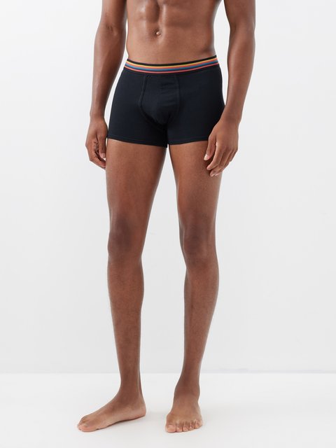 PAUL SMITH Five-Pack Stretch Organic Cotton Boxer Briefs for Men
