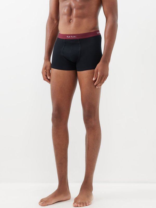 Paul Smith Pack of five organic-cotton blend boxer briefs