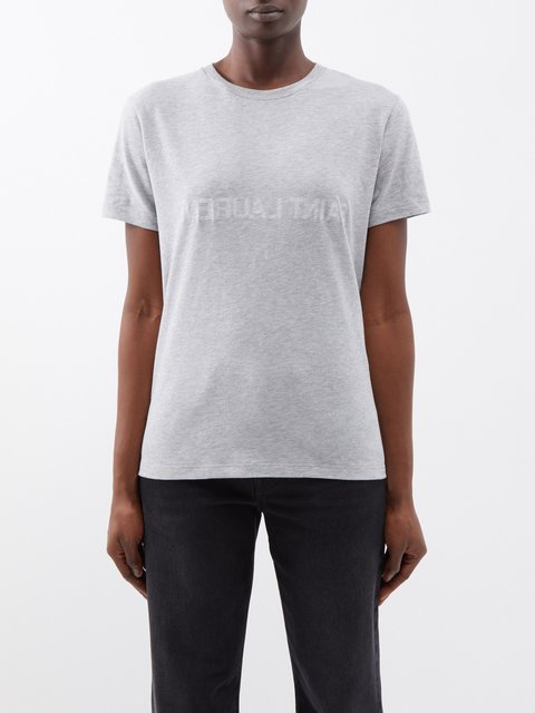 Grey Chantelle silk-jersey T-shirt, Nili Lotan