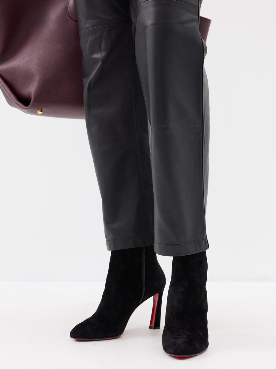 Black So Eleanor 85 suede ankle boots | Christian Louboutin