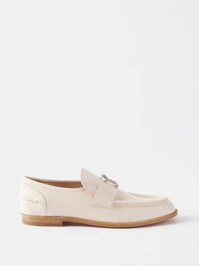 Christian Louboutin CL Moc patent-leather loafers