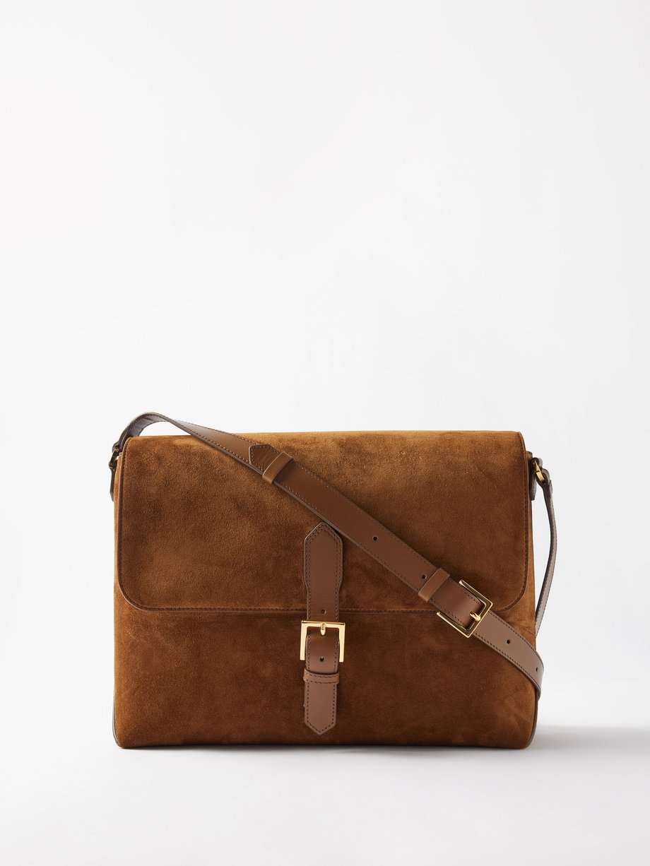 Brown Suede cross-body bag | Tom Ford | MATCHESFASHION UK