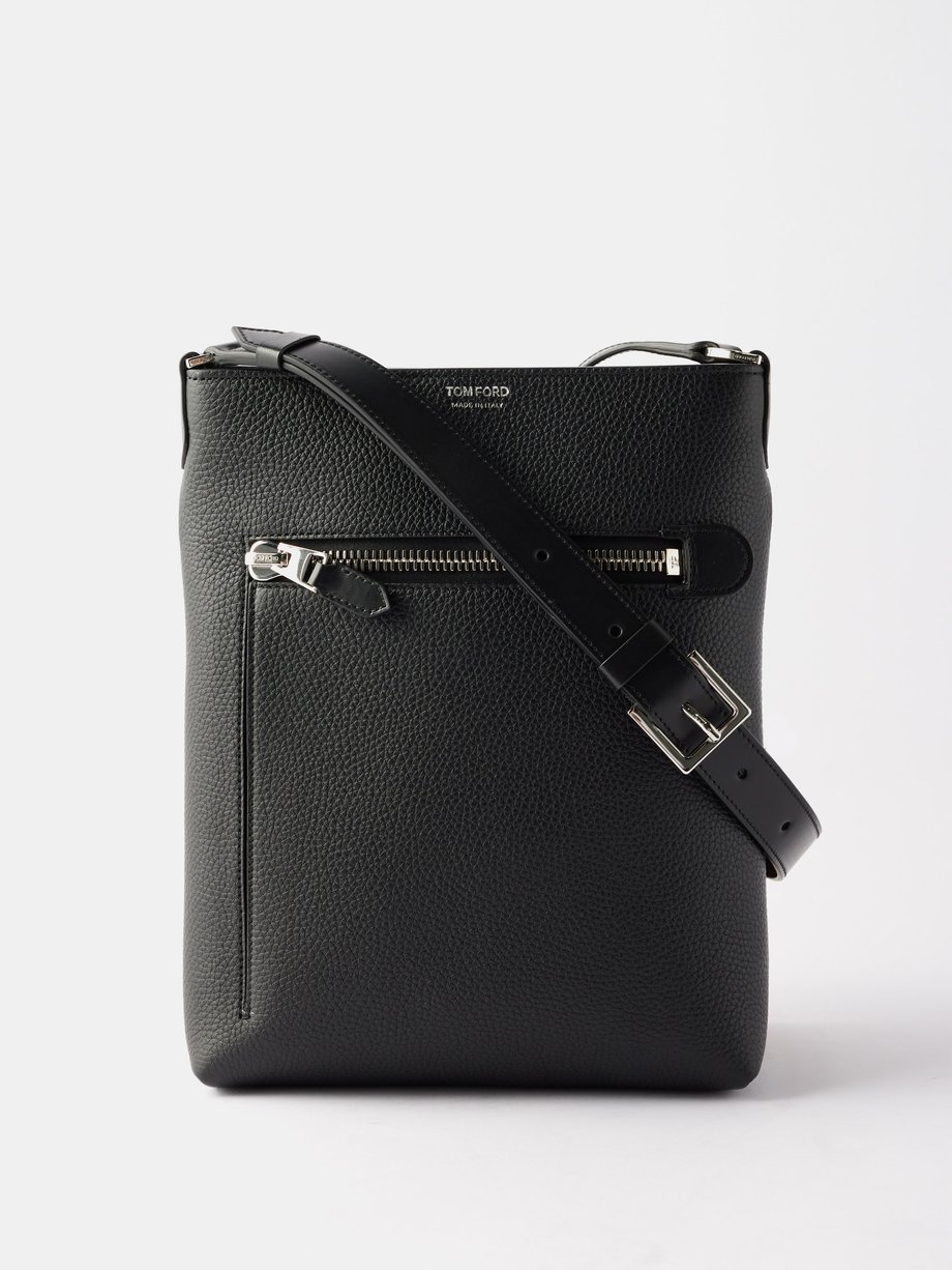 Black Grained-leather cross-body bag | Tom Ford | MATCHESFASHION UK