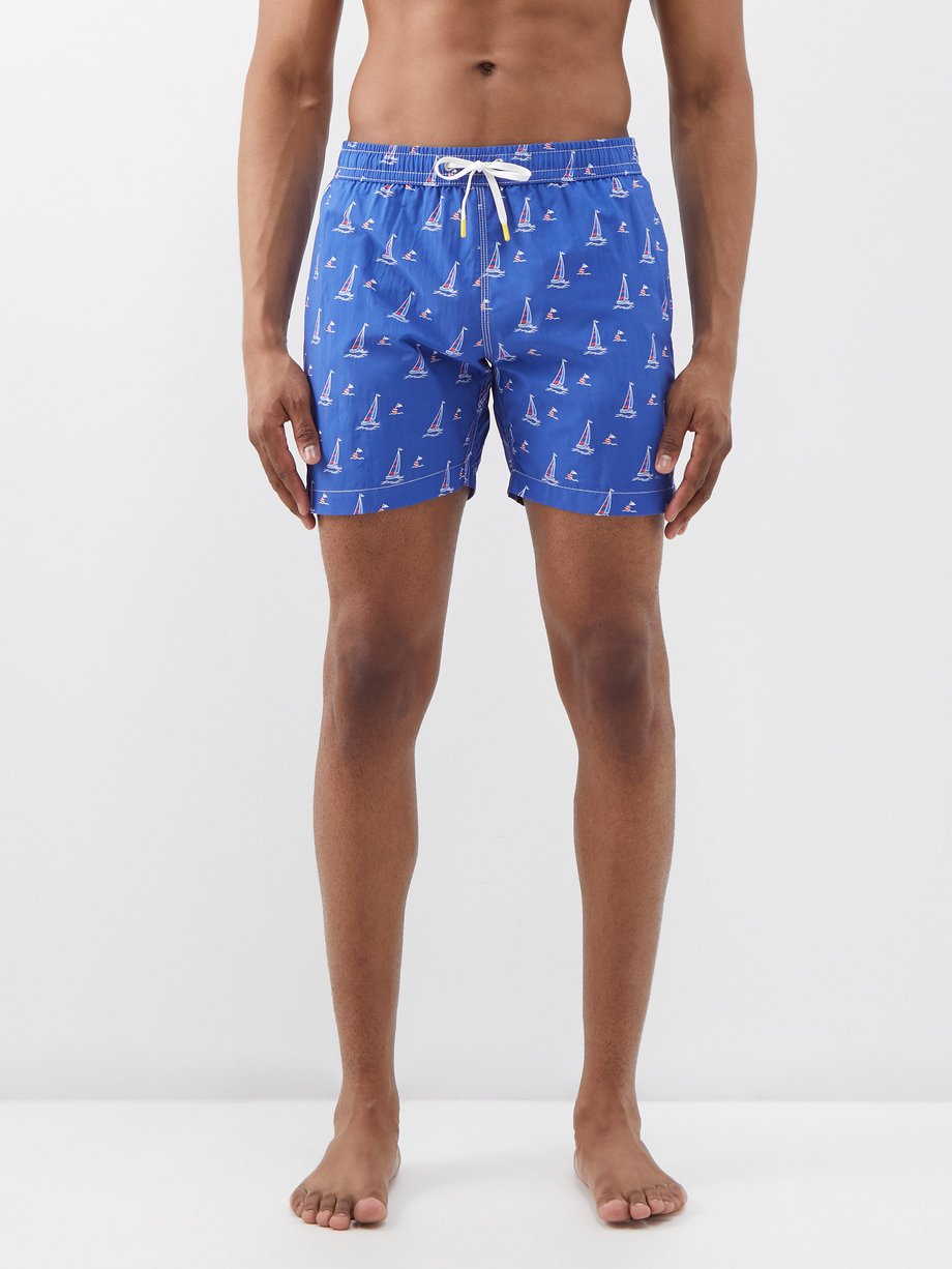 Blue Sailing-print swim shorts | Hartford | MATCHESFASHION UK