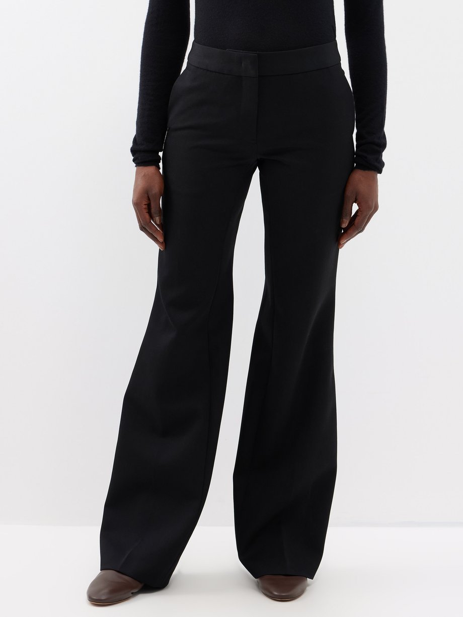 Rae Mode Cotton Stretch Twill Flared Pants