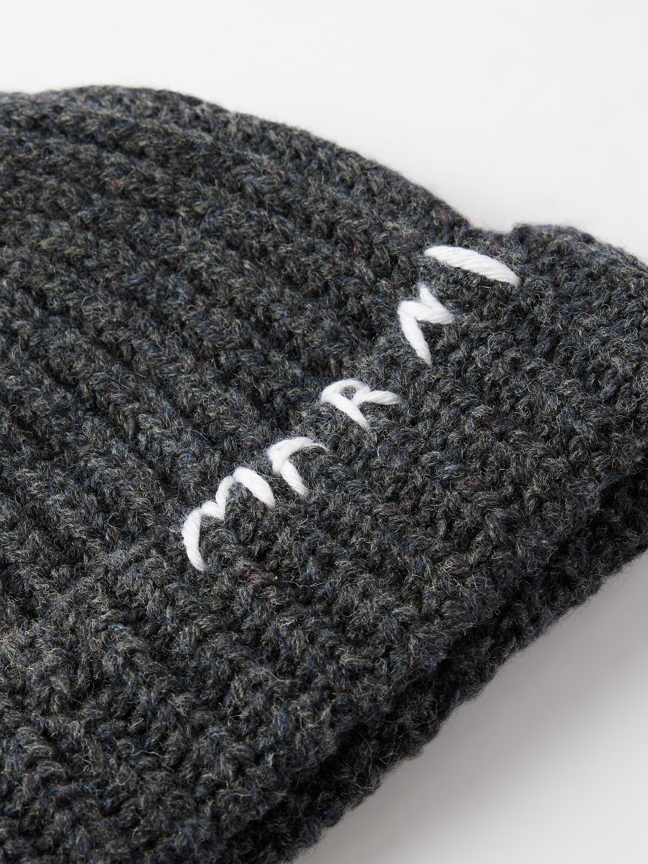 Monogram-Embroidered Wool-Blend Beanie