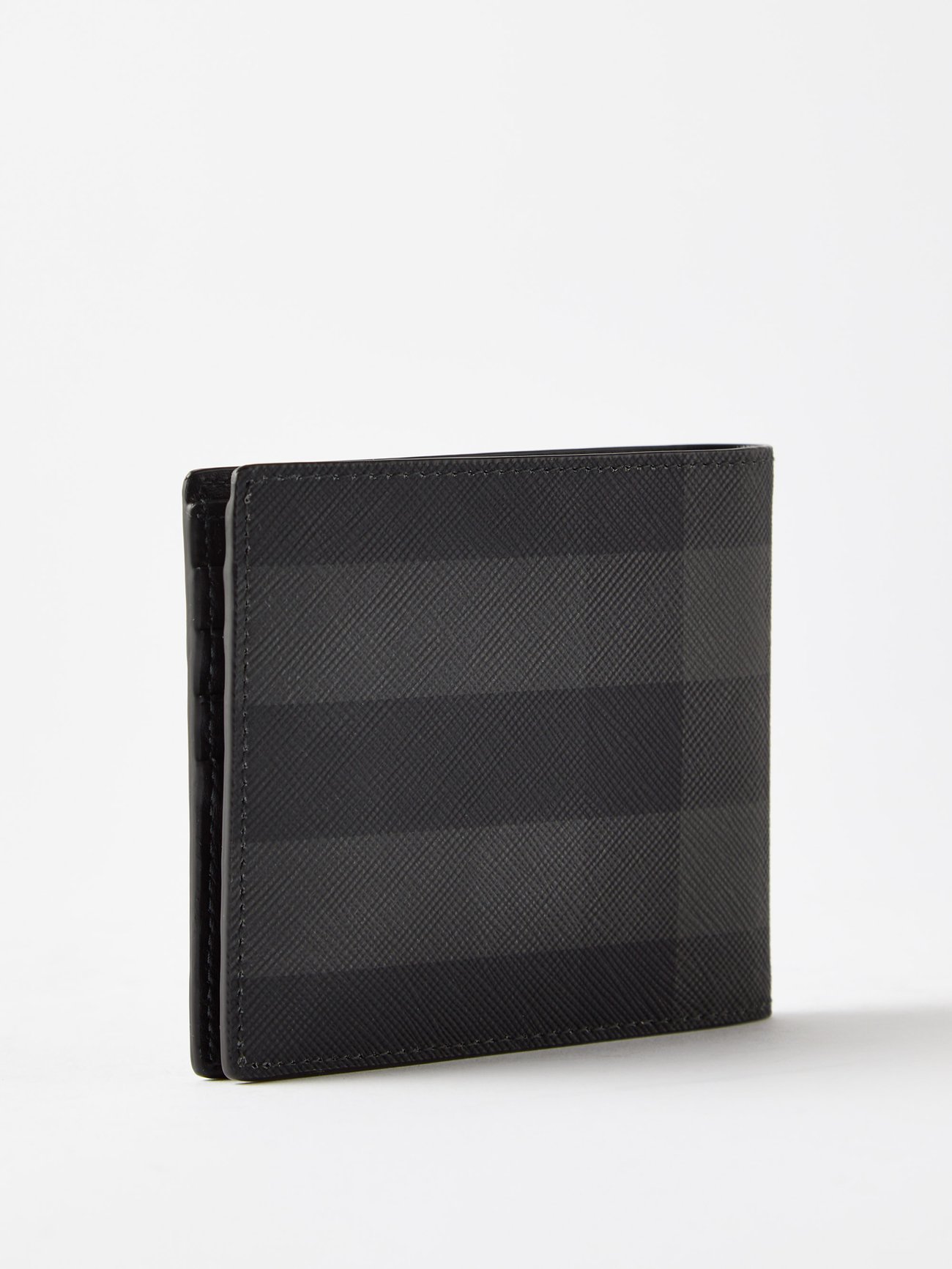 Burberry Note Check Bifold Wallet