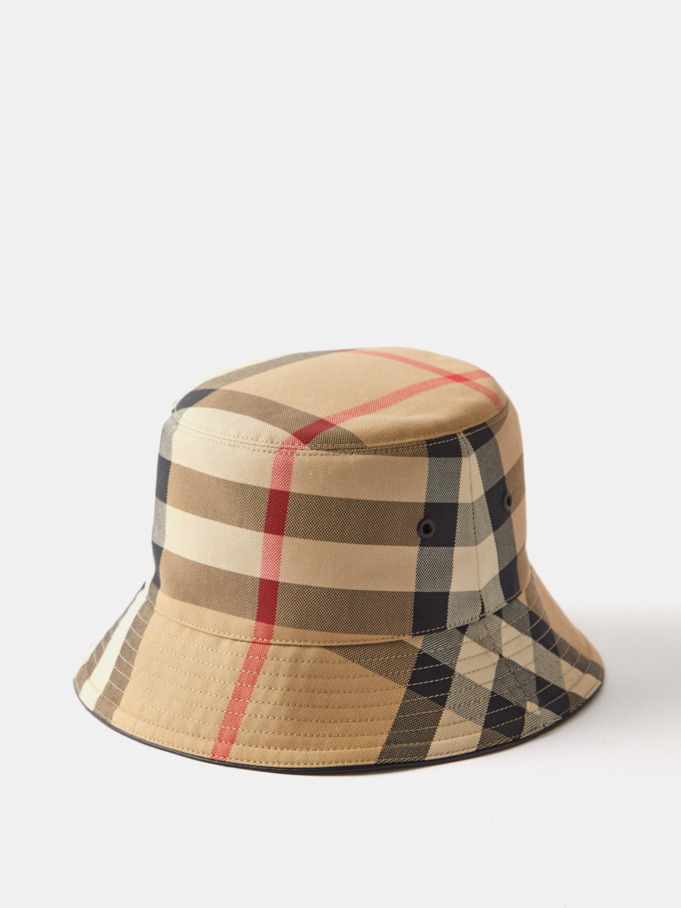 Check cotton bucket hat | Burberry
