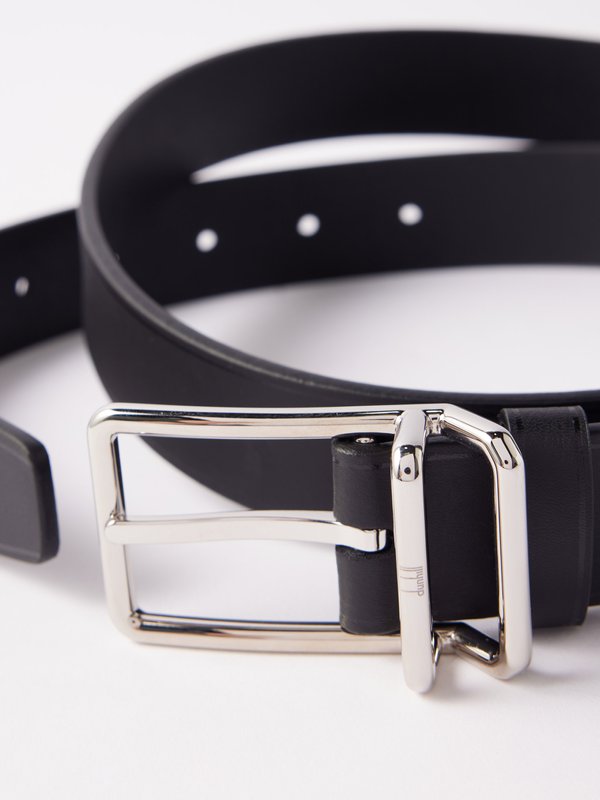 Dunhill 1893 Harness grained-leather belt