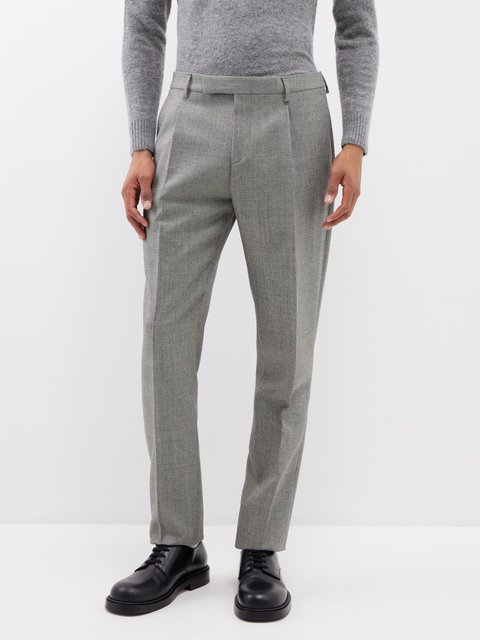 Brook Taverner Delta Men's Single Pleat Trousers - Black - The Work Uniform  Company