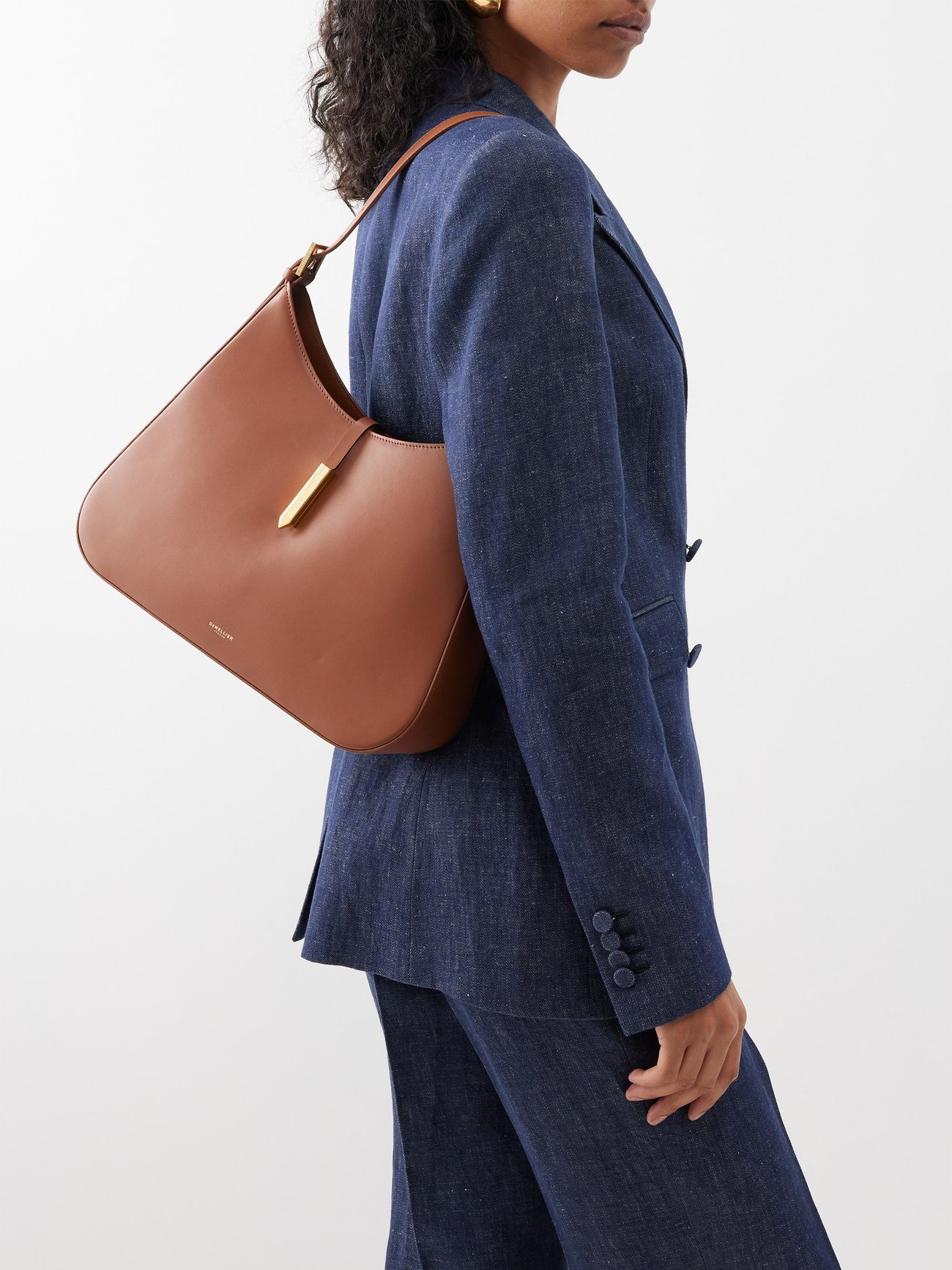 DeMellier Women's Tokyo Leather Hobo Bag