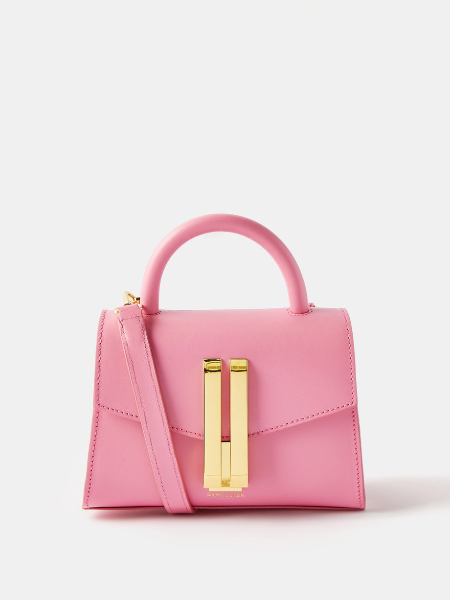 Pink Montreal nano leather cross-body bag | DeMellier | MATCHESFASHION UK