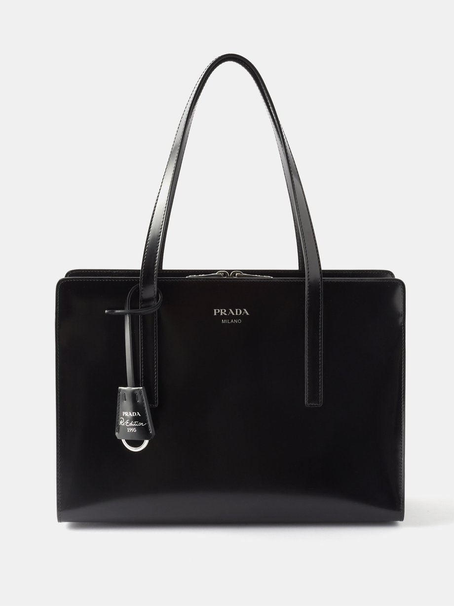 Black Re-Edition 1995 leather shoulder bag | Prada | MATCHESFASHION UK