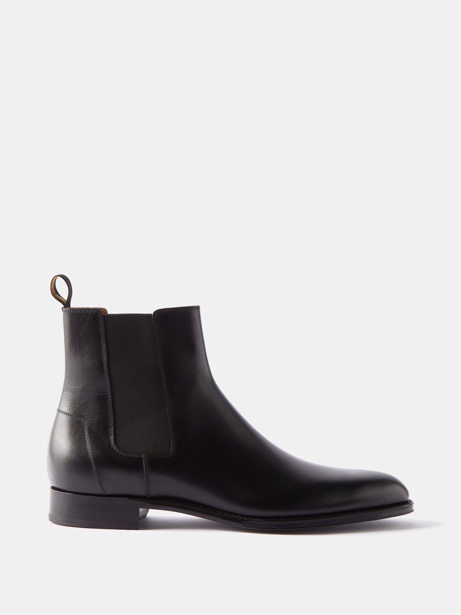 Dunhill Kensington leather Chelsea boots