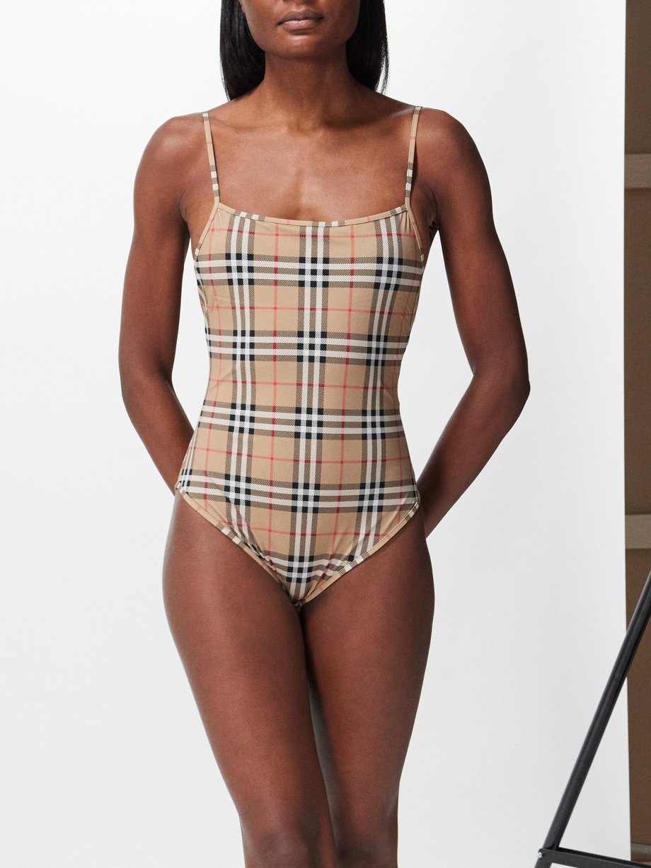 Burberry Vintage-check swimsuit