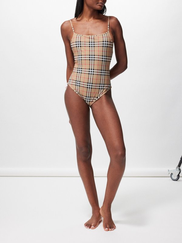 Burberry Vintage-check swimsuit