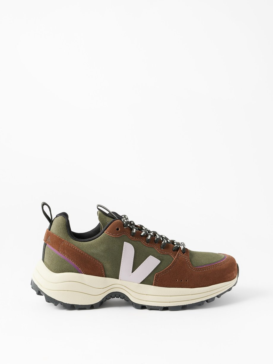 Brown Venturi panelled suede trainers | Veja | MATCHES UK