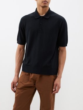Burberry Wool-blend polo shirt