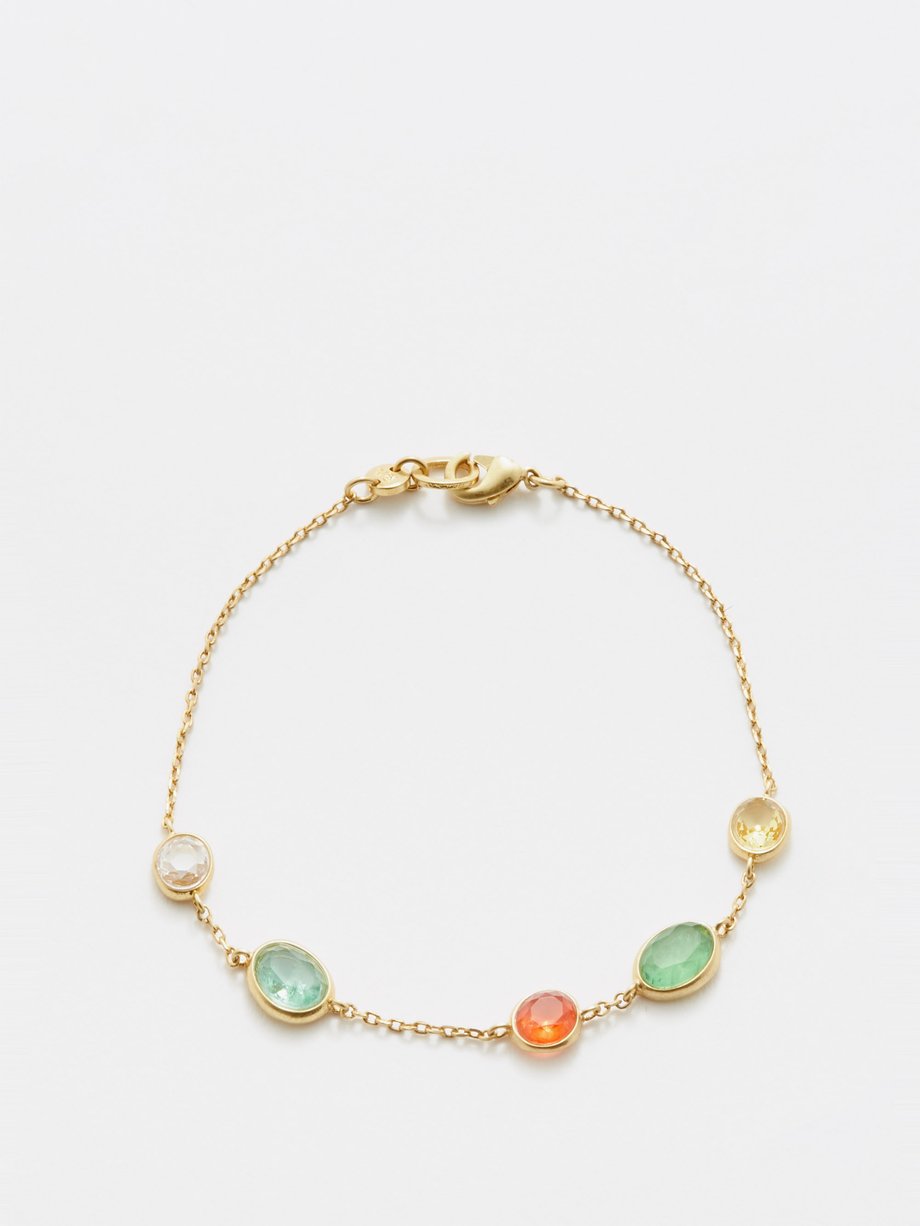 Gold The Little Bits charm bracelet | Roxanne Assoulin | MATCHESFASHION UK