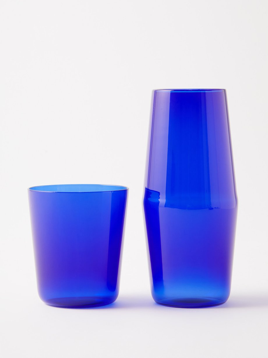 R+D.LAB (R+D.LAB ) Luisa Bonne Nuit glass carafe and tumbler set