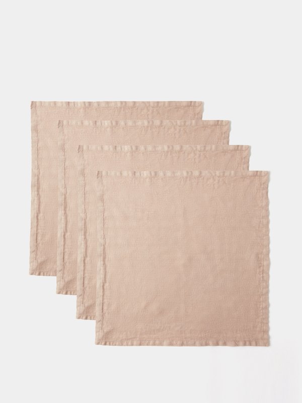 R+D.LAB (R+D.LAB ) Set of four Tela linen napkins