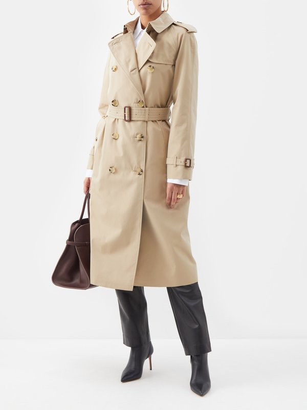 Burberry Trench-coat en gabardine de coton Waterloo