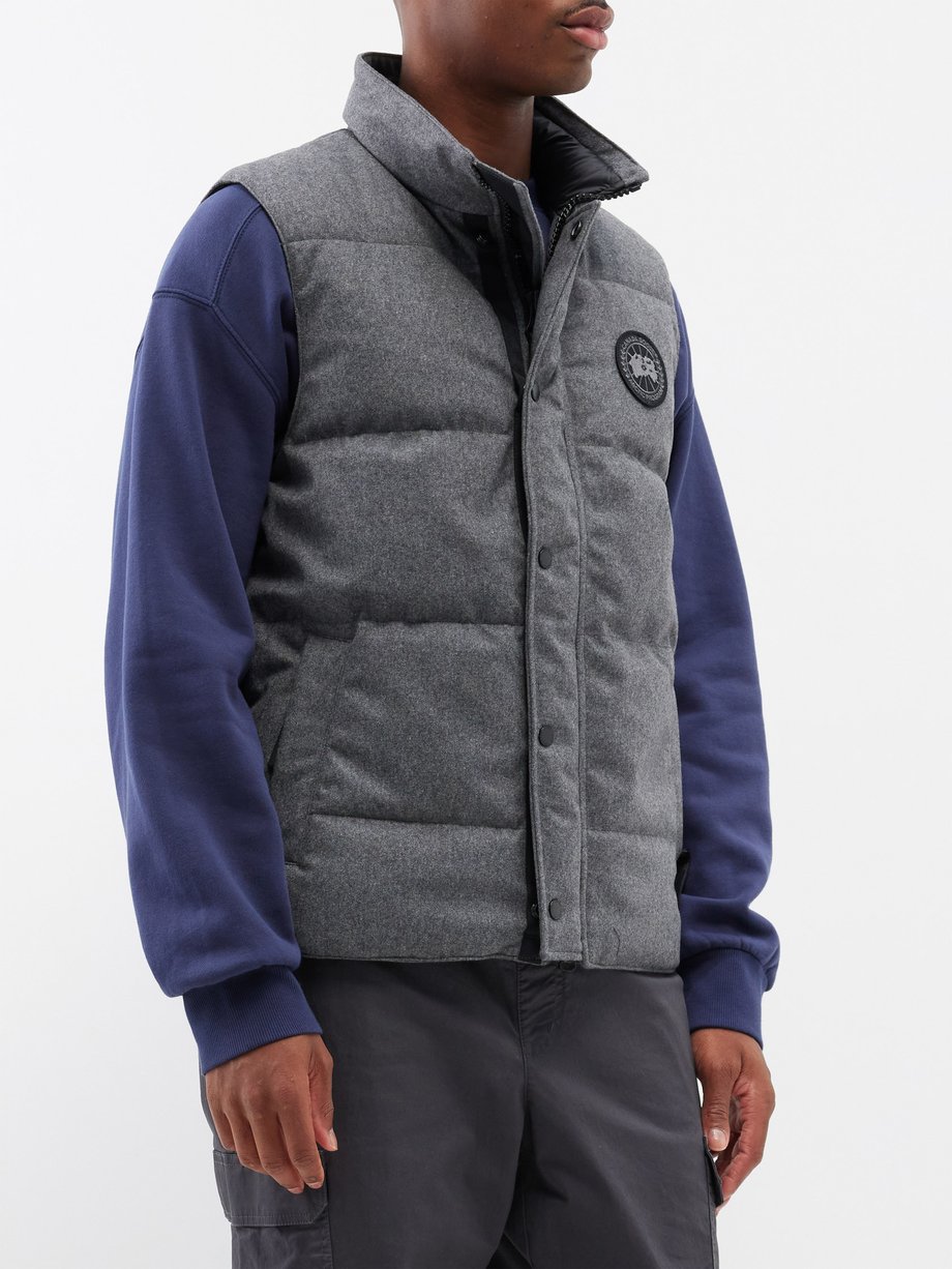 Canada Goose Garson recycled-wool blend down gilet
