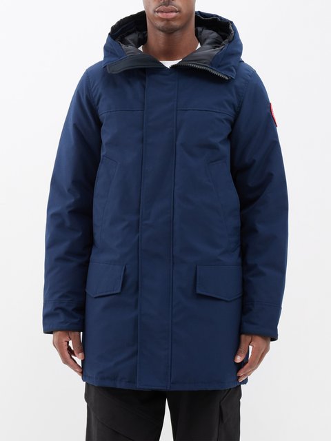 Navy blue 'Lockeport' hooded jacket Canada Goose - Vitkac Canada