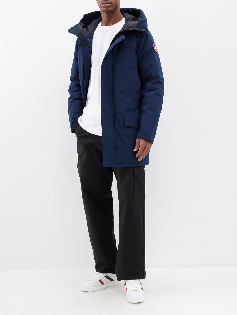 Navy blue 'Langford' wool parka Canada Goose - Vitkac Canada
