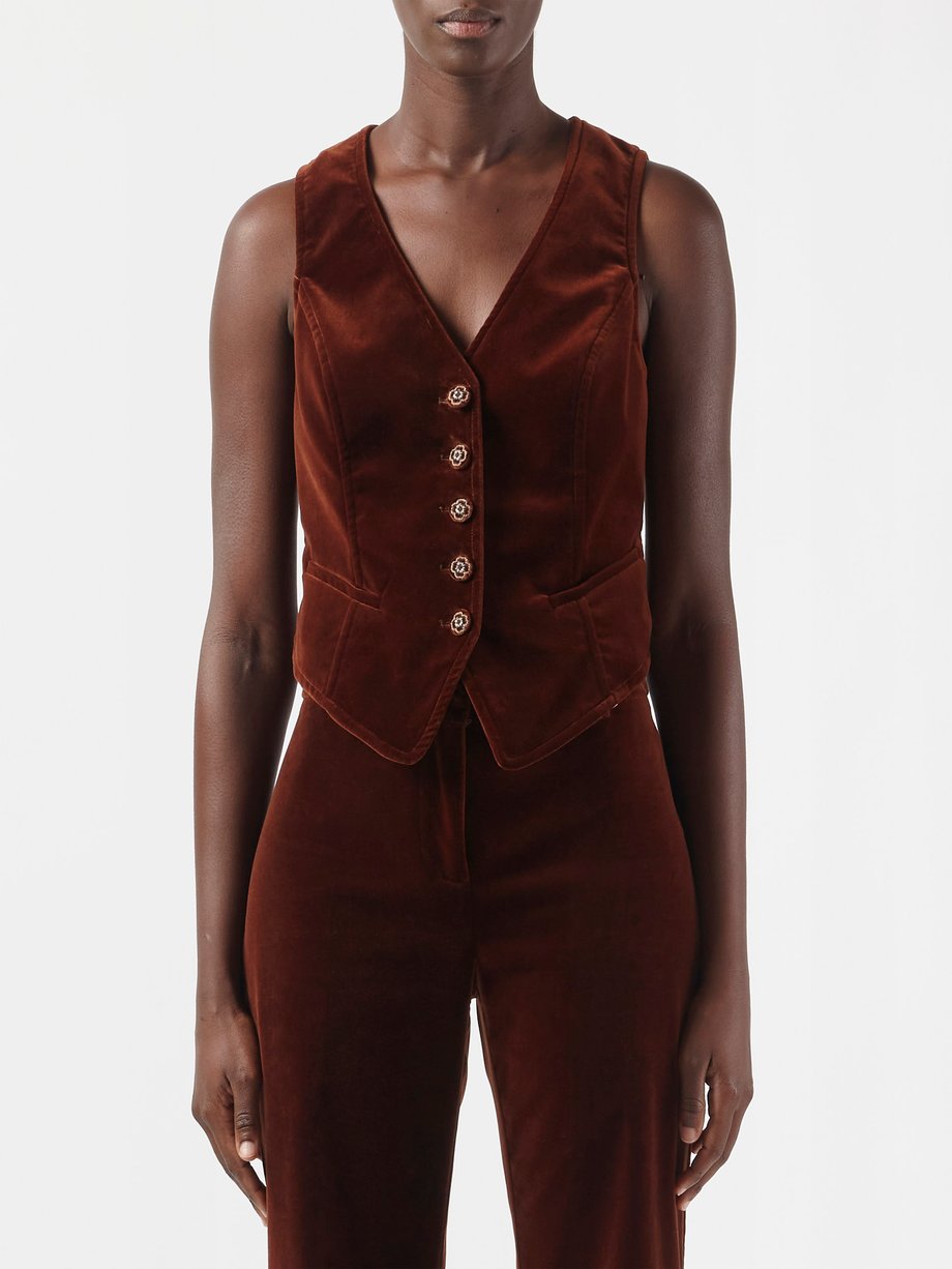 Dolce & Gabbana All-Over Buttons Sleeveless Jacket