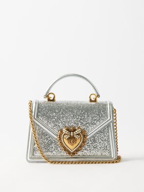 Dolce & Gabbana Small Black Leather Devotion Bag