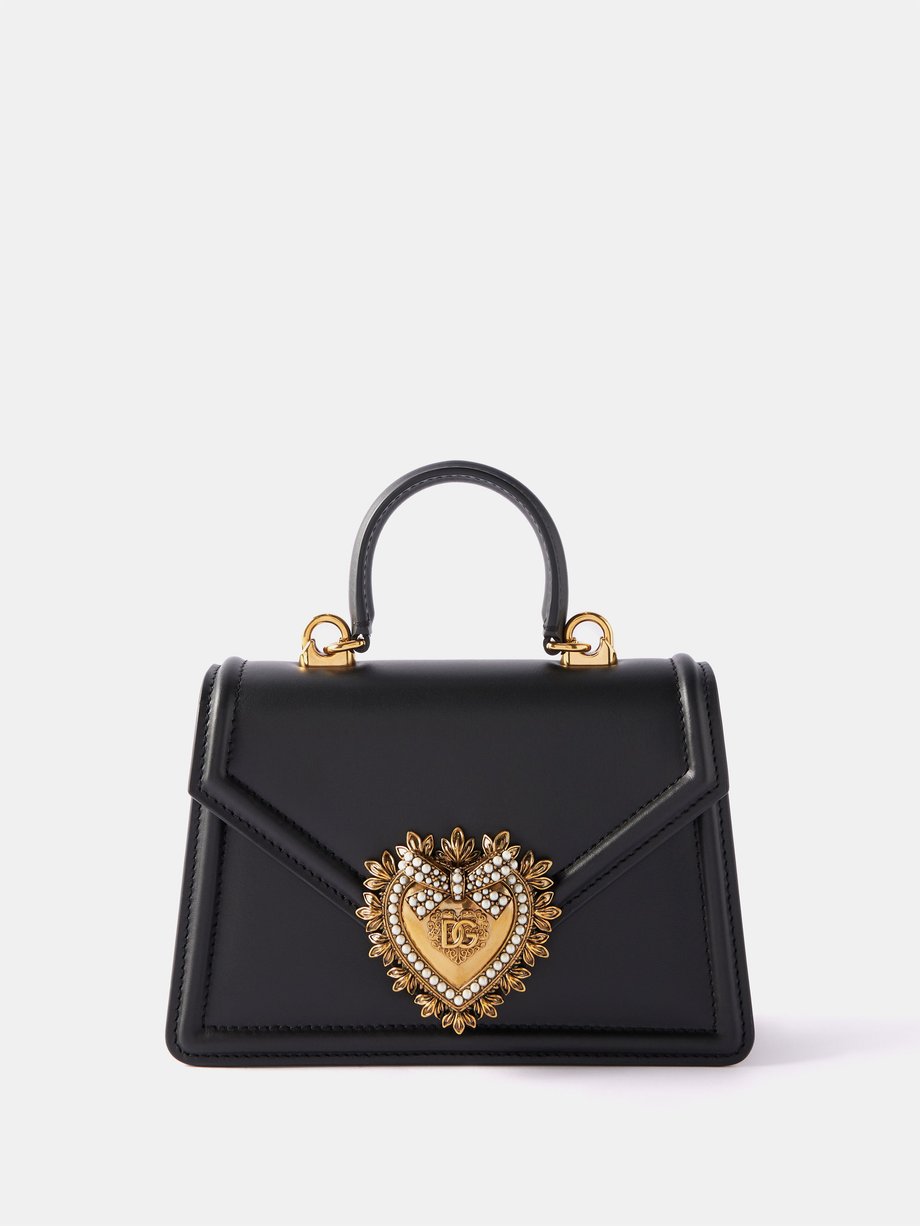 Black Devotion leather handbag | Dolce & Gabbana | MATCHESFASHION UK