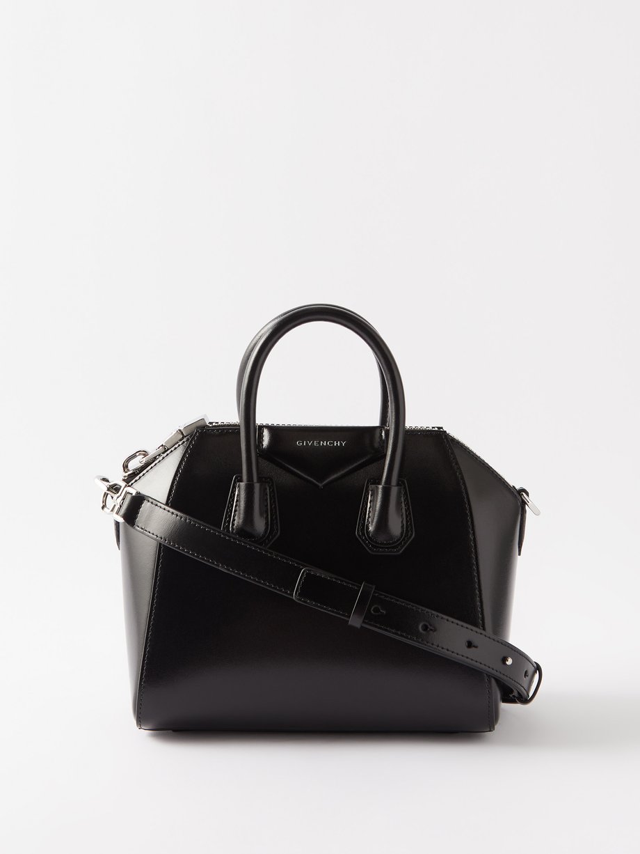 Black Antigona mini leather handbag | Givenchy | MATCHES UK