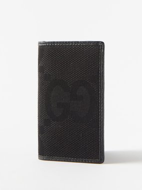 Snake printed coated canvas wallet - Gucci - Men | Luisaviaroma