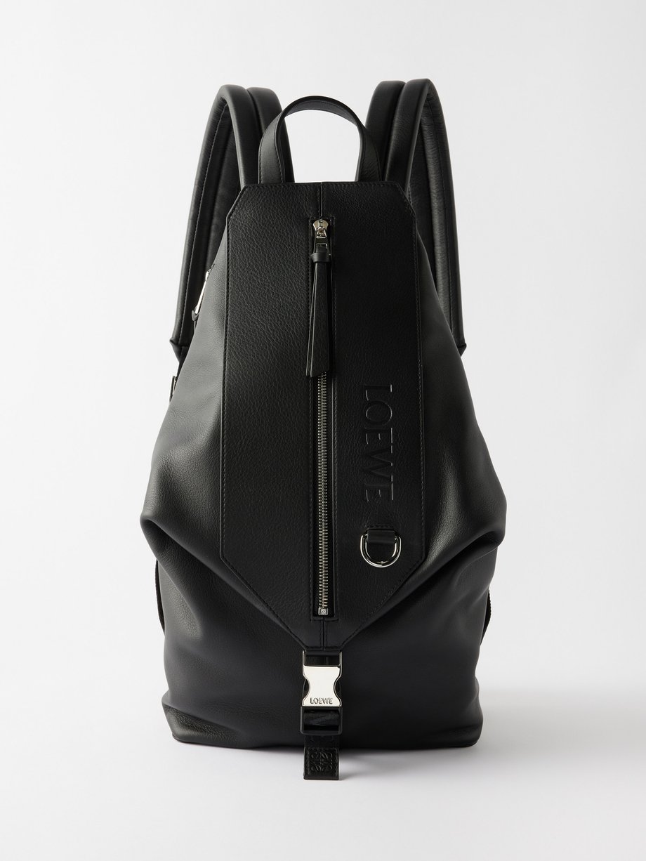 LOEWE Convertible leather backpack