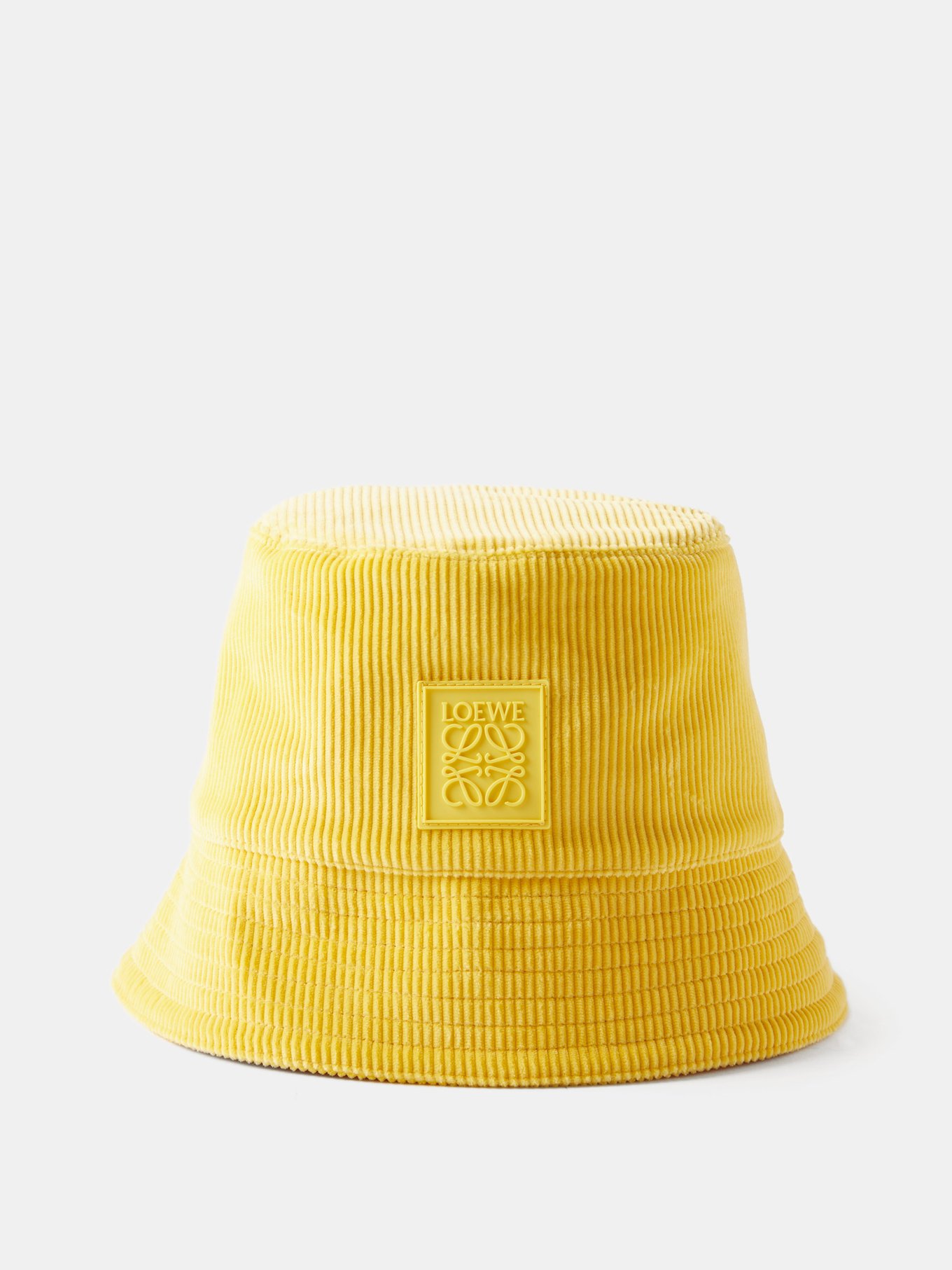Anagram-patch corduroy bucket hat | LOEWE