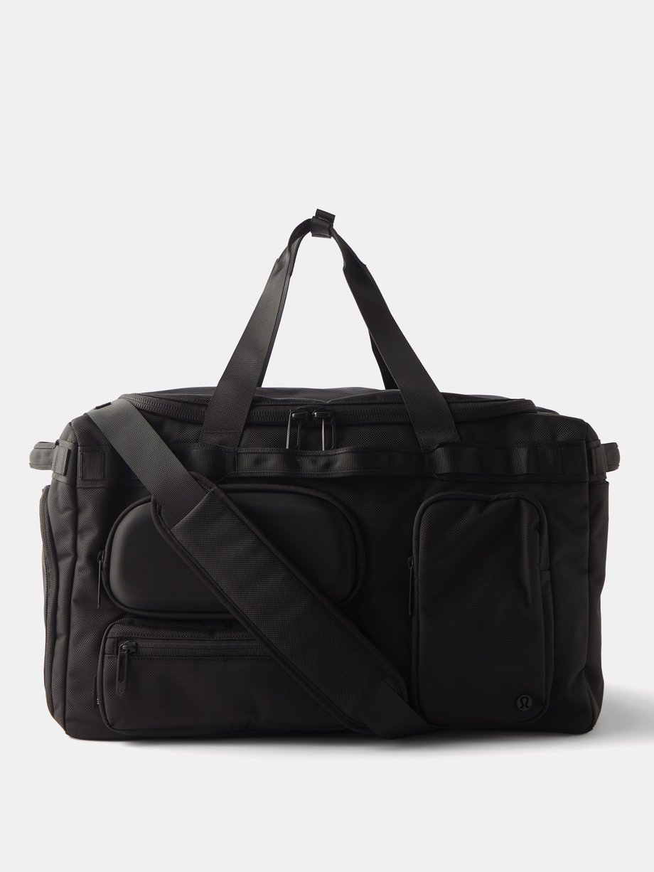 Black Cruiser canvas duffel bag | Lululemon | MATCHES UK