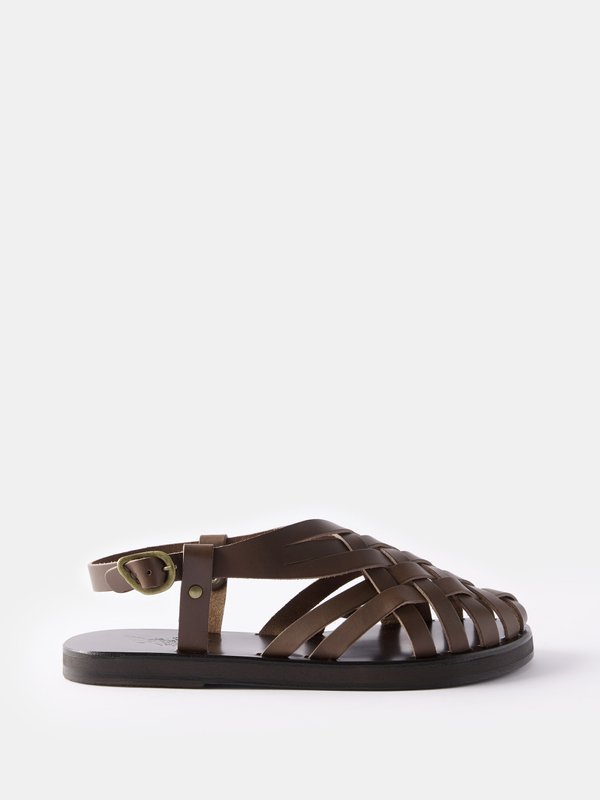 X Lucy Williams woven leather sandals video