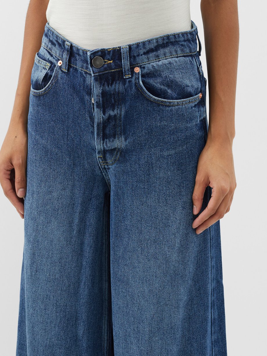 Low Rise Stride Wide-Leg Jeans