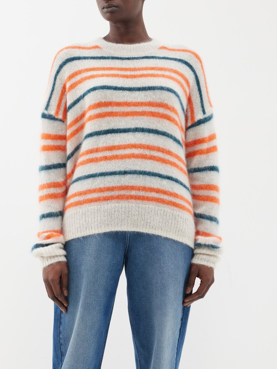 Green Drussell striped sweater | Marant Etoile | MATCHES UK