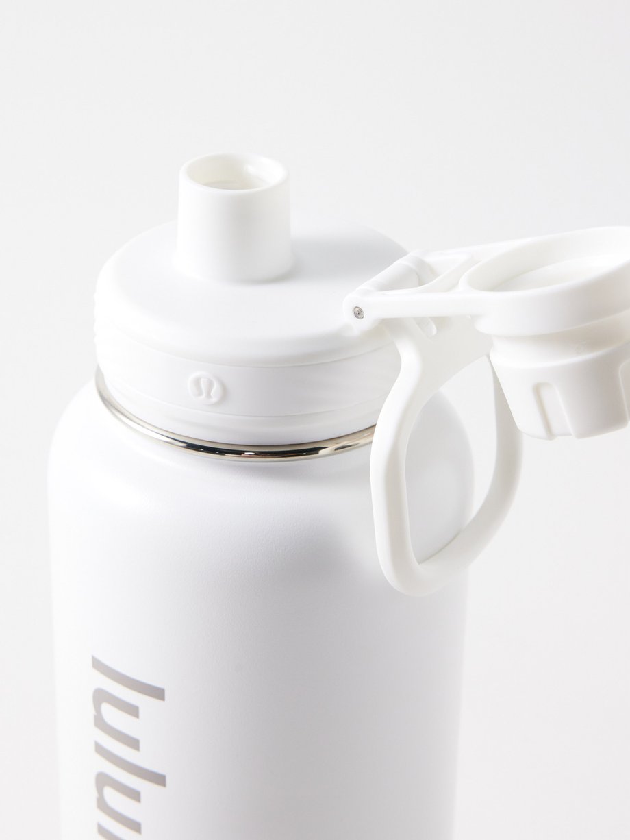 White Back To Life insulated 32oz water bottle